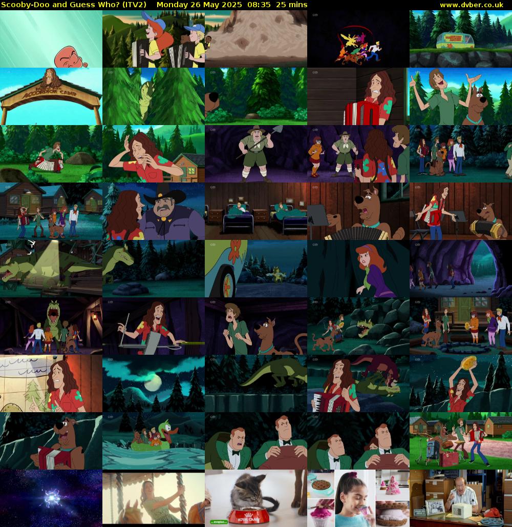 Scooby-Doo and Guess Who? (ITV2) Monday 26 May 2025 08:35 - 09:00