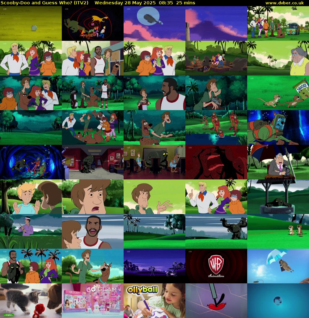 Scooby-Doo and Guess Who? (ITV2) Wednesday 28 May 2025 08:35 - 09:00