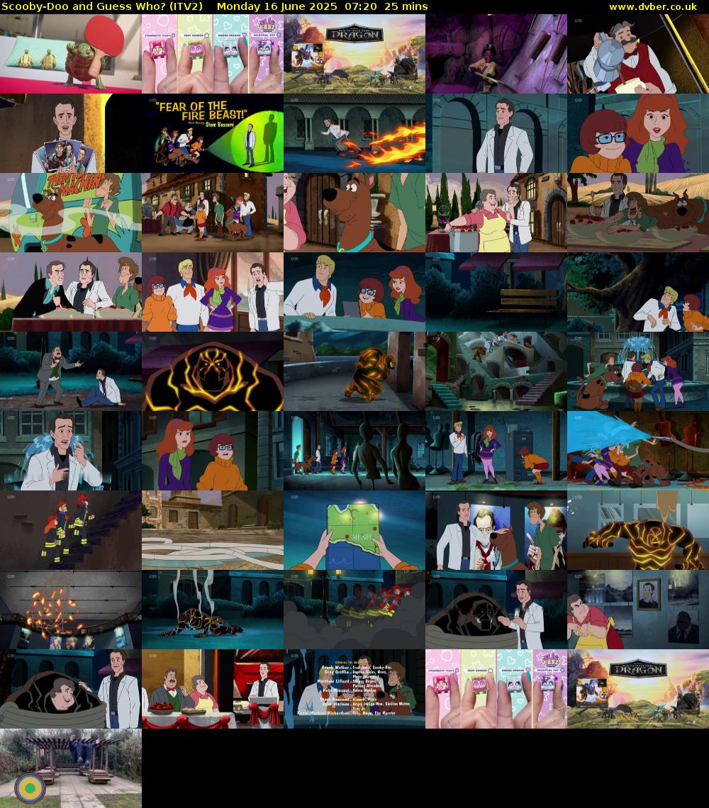 Scooby-Doo and Guess Who? (ITV2) Monday 16 June 2025 07:20 - 07:45