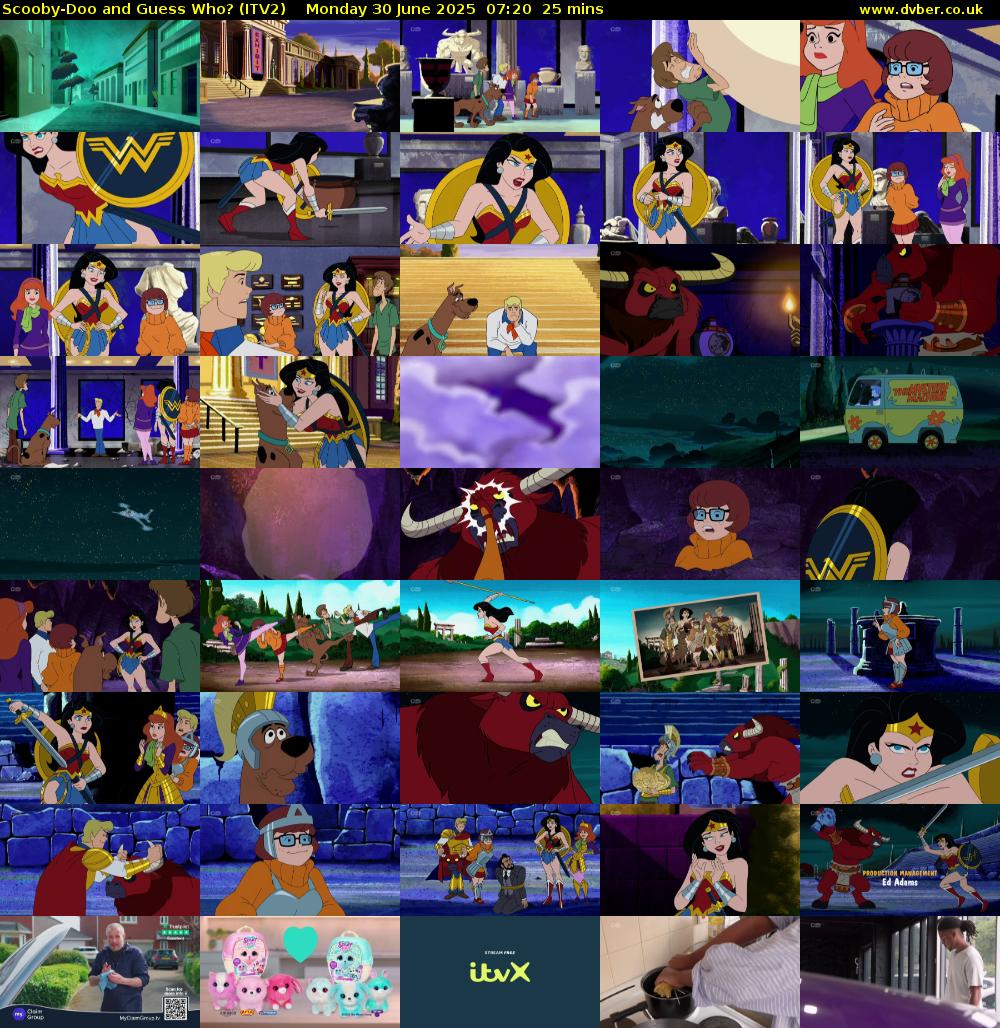 Scooby-Doo and Guess Who? (ITV2) Monday 30 June 2025 07:20 - 07:45