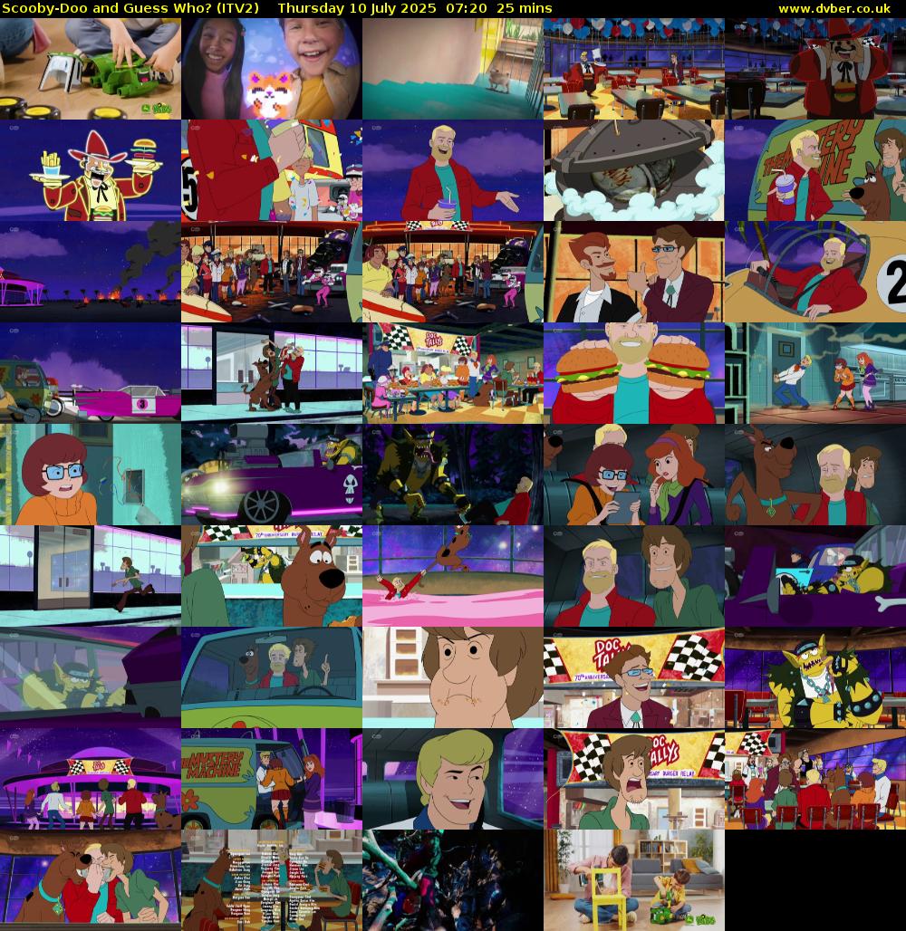 Scooby-Doo and Guess Who? (ITV2) Thursday 10 July 2025 07:20 - 07:45