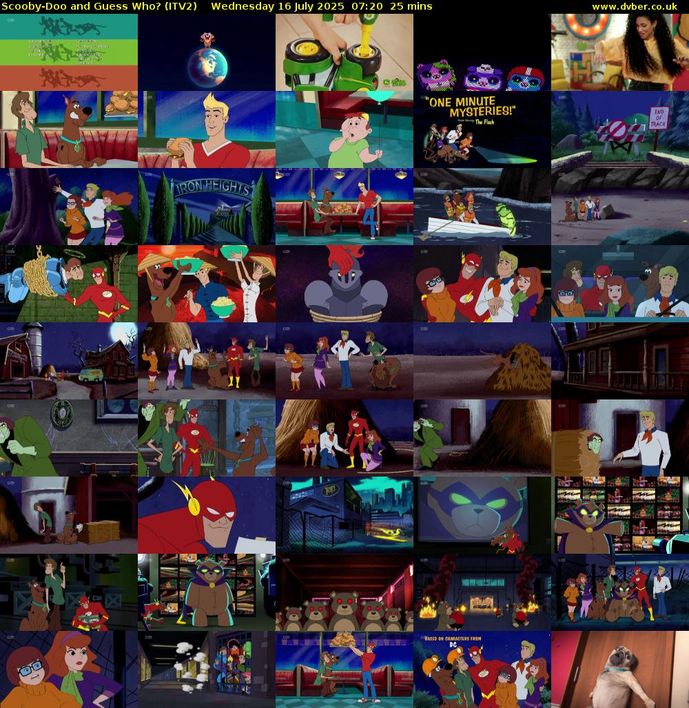 Scooby-Doo and Guess Who? (ITV2) Wednesday 16 July 2025 07:20 - 07:45