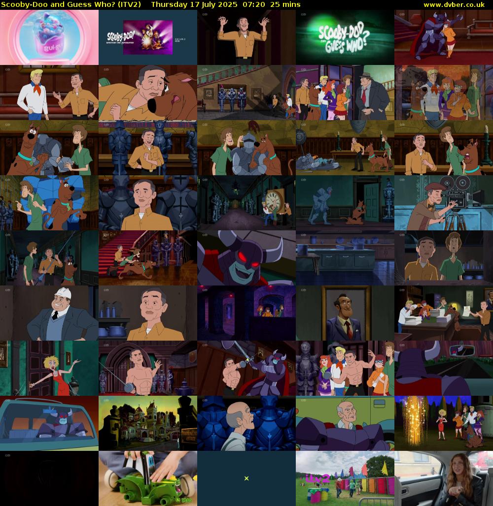 Scooby-Doo and Guess Who? (ITV2) Thursday 17 July 2025 07:20 - 07:45