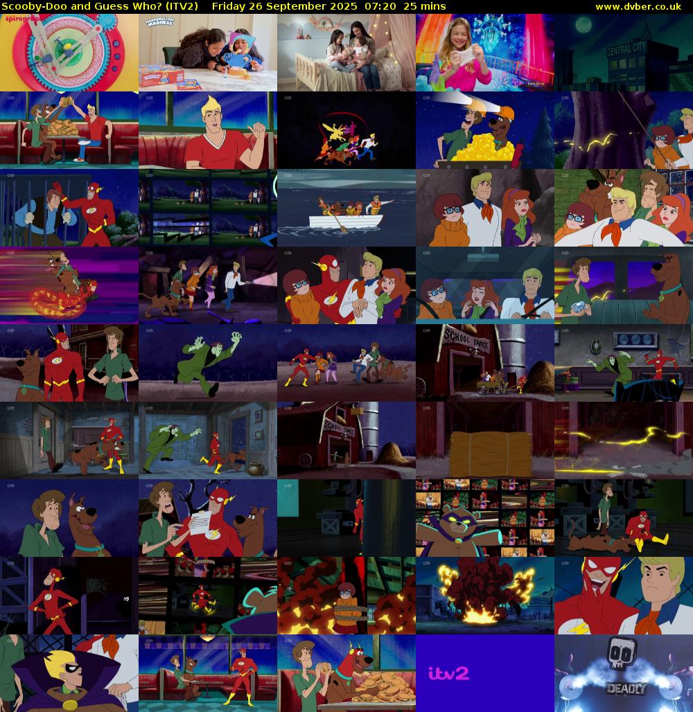 Scooby-Doo and Guess Who? (ITV2) Friday 26 September 2025 07:20 - 07:45
