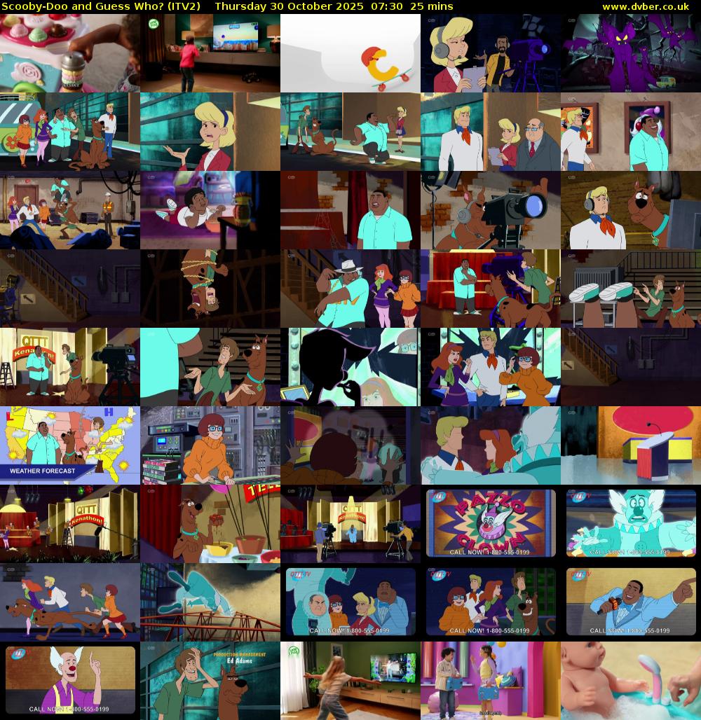 Scooby-Doo and Guess Who? (ITV2) Thursday 30 October 2025 07:30 - 07:55