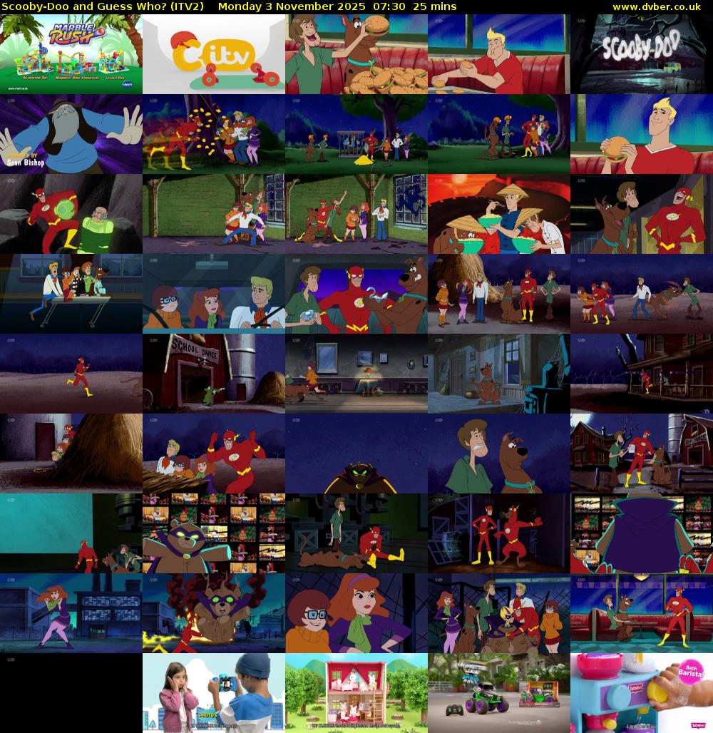 Scooby-Doo and Guess Who? (ITV2) Monday 3 November 2025 07:30 - 07:55