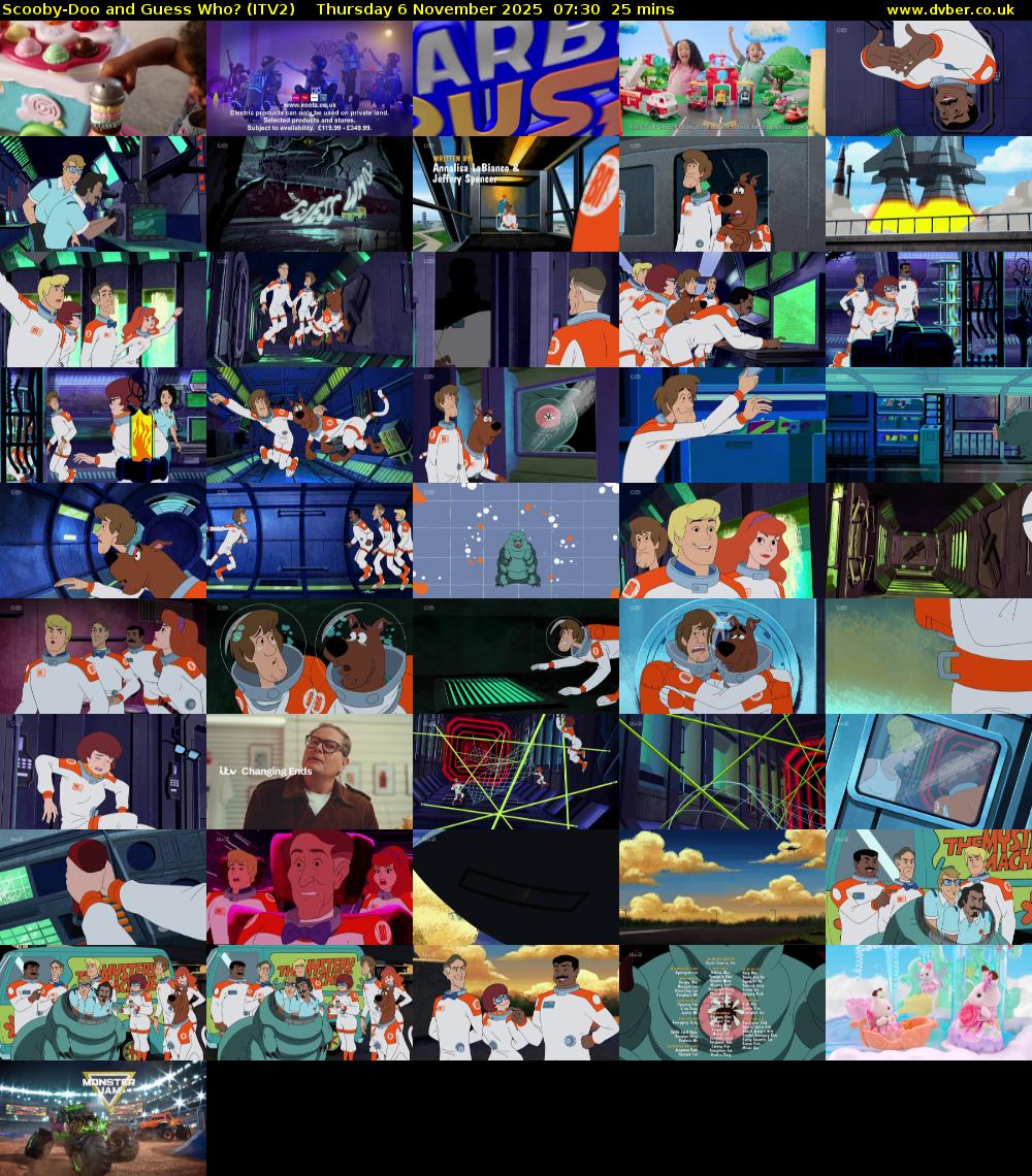 Scooby-Doo and Guess Who? (ITV2) Thursday 6 November 2025 07:30 - 07:55