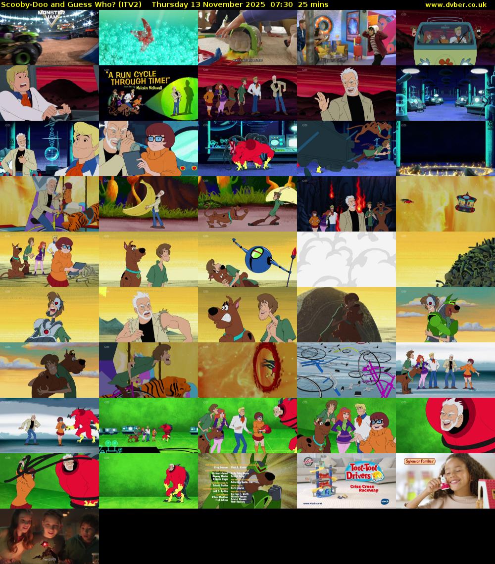 Scooby-Doo and Guess Who? (ITV2) Thursday 13 November 2025 07:30 - 07:55