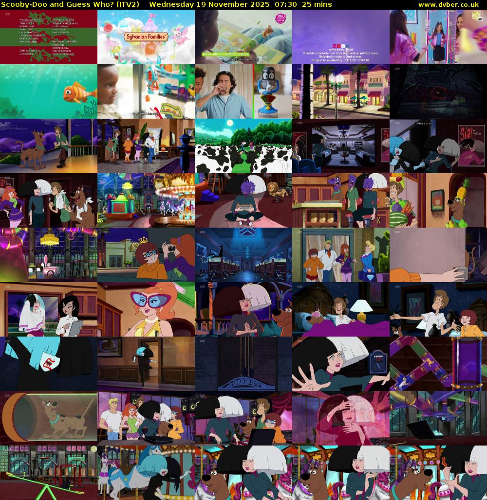 Scooby-Doo and Guess Who? (ITV2) Wednesday 19 November 2025 07:30 - 07:55