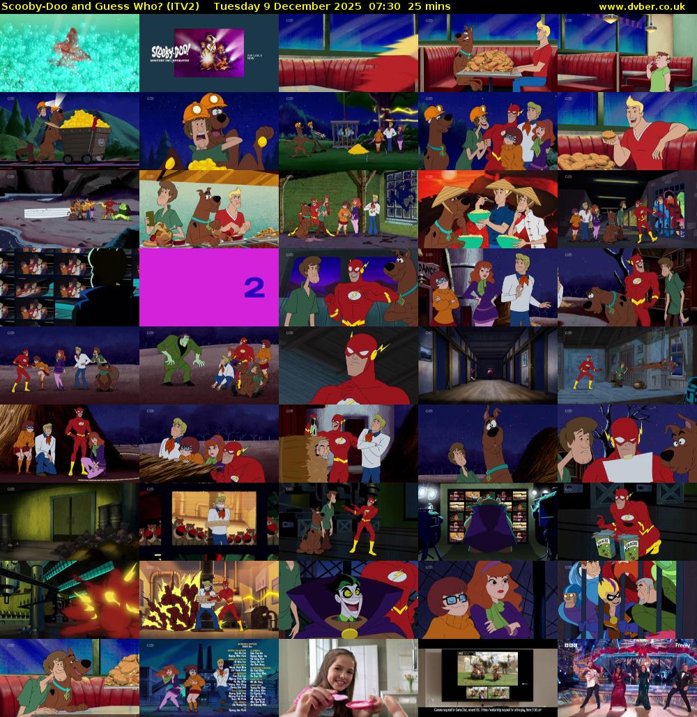 Scooby-Doo and Guess Who? (ITV2) Tuesday 9 December 2025 07:30 - 07:55