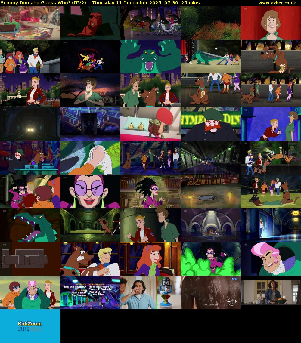 Scooby-Doo and Guess Who? (ITV2) Thursday 11 December 2025 07:30 - 07:55
