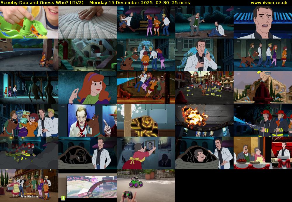 Scooby-Doo and Guess Who? (ITV2) Monday 15 December 2025 07:30 - 07:55