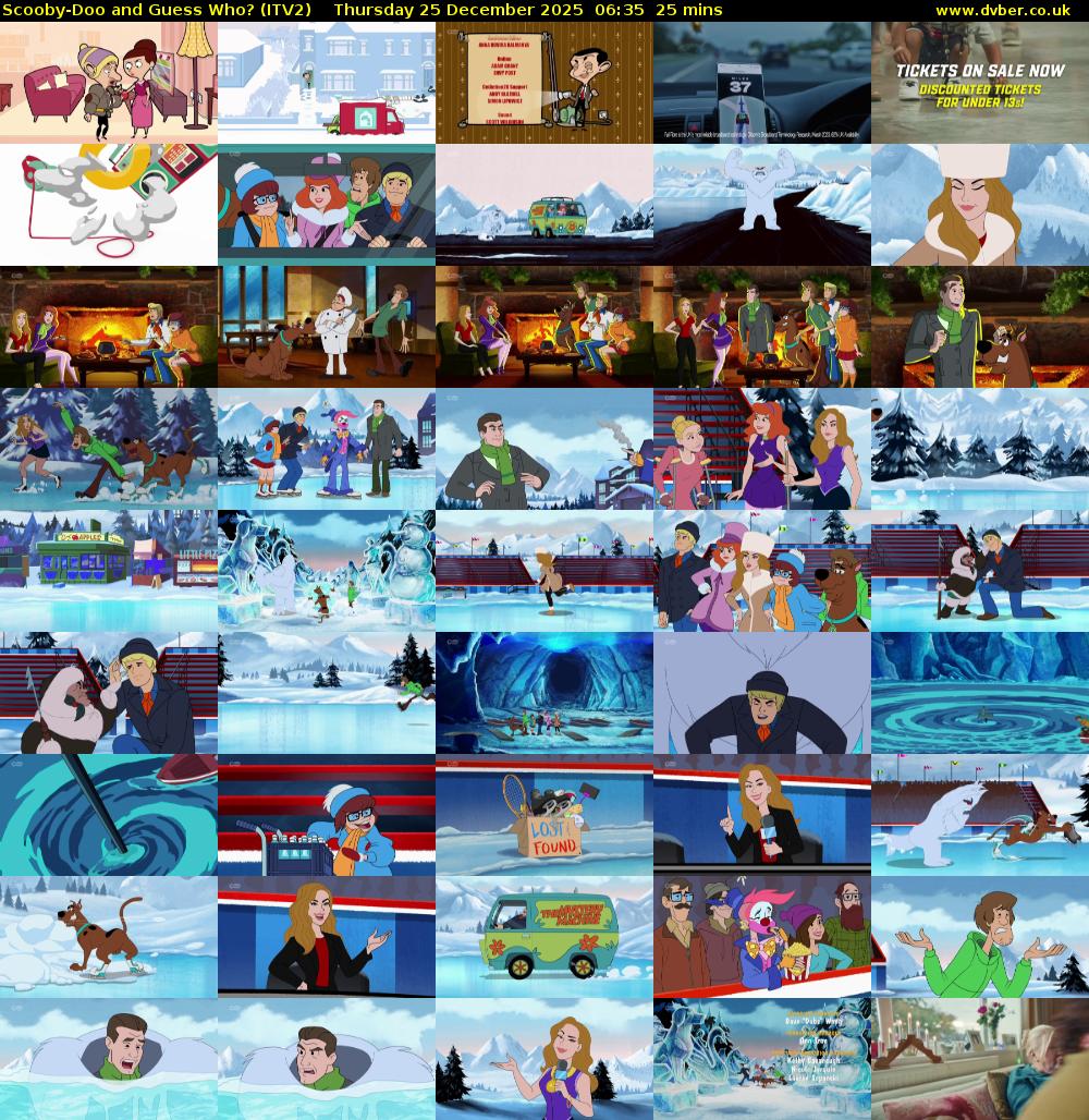 Scooby-Doo and Guess Who? (ITV2) Thursday 25 December 2025 06:35 - 07:00