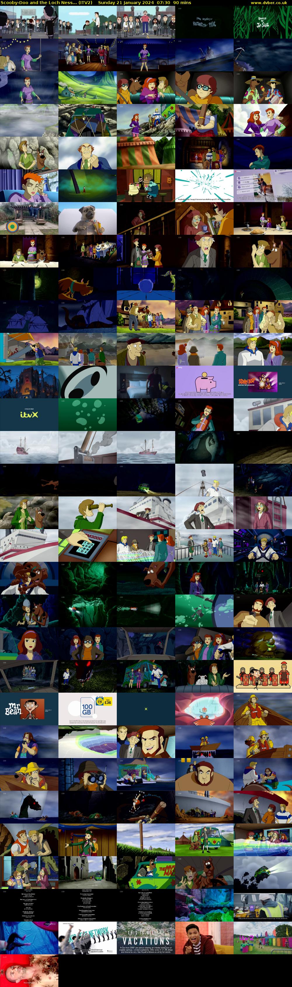 Scooby-Doo and the Loch Ness... (ITV2) Sunday 21 January 2024 07:30 - 09:00
