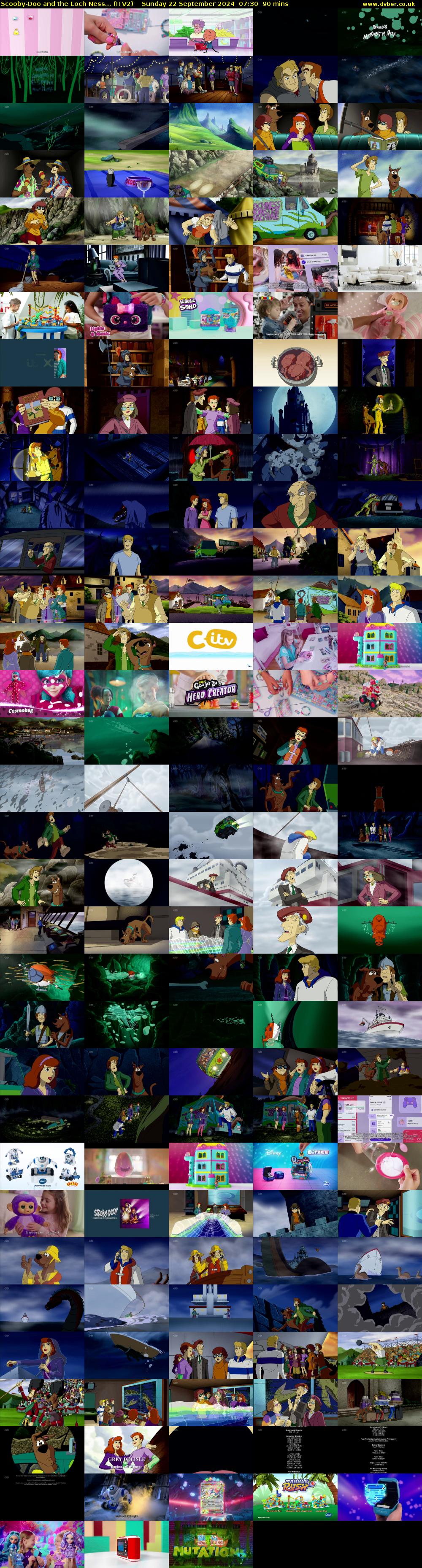 Scooby-Doo and the Loch Ness... (ITV2) Sunday 22 September 2024 07:30 - 09:00