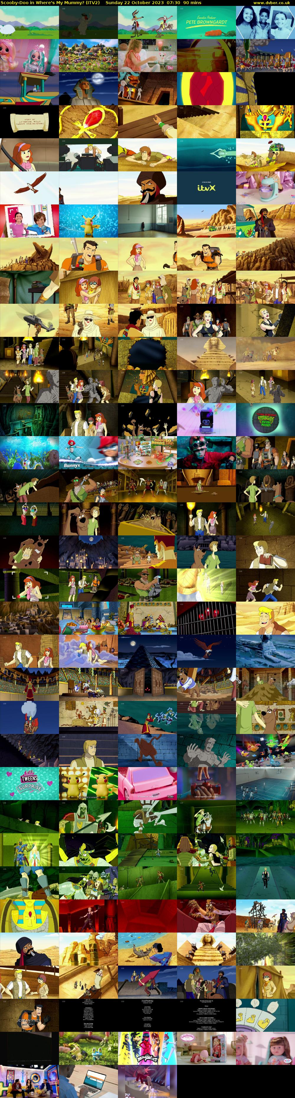 Scooby-Doo in Where's My Mummy? (ITV2) Sunday 22 October 2023 07:30 - 09:00