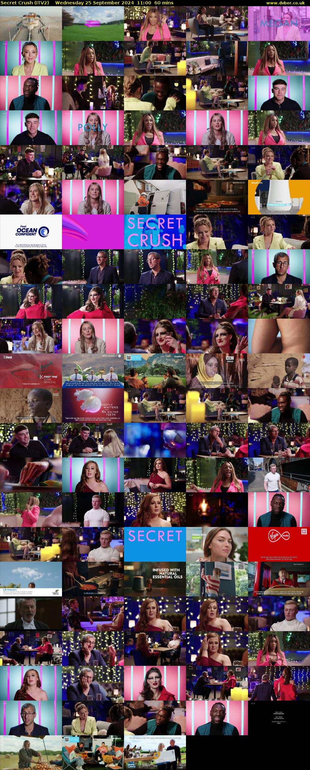 Secret Crush (ITV2) Wednesday 25 September 2024 11:00 - 12:00