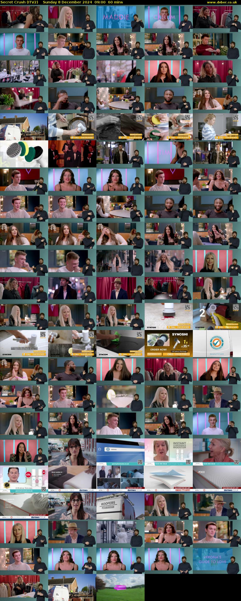Secret Crush (ITV2) Sunday 8 December 2024 09:00 - 10:00