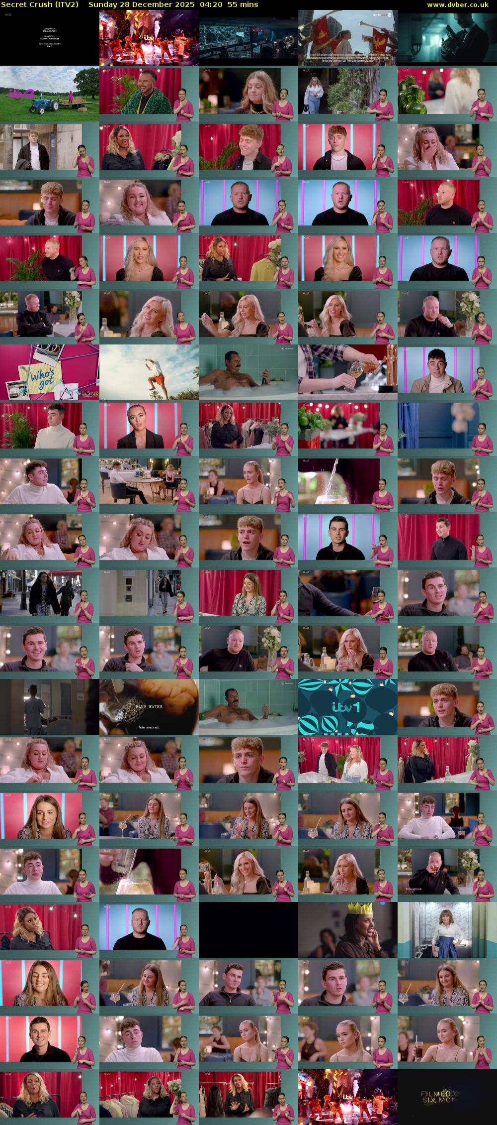 Secret Crush (ITV2) Sunday 28 December 2025 04:20 - 05:15