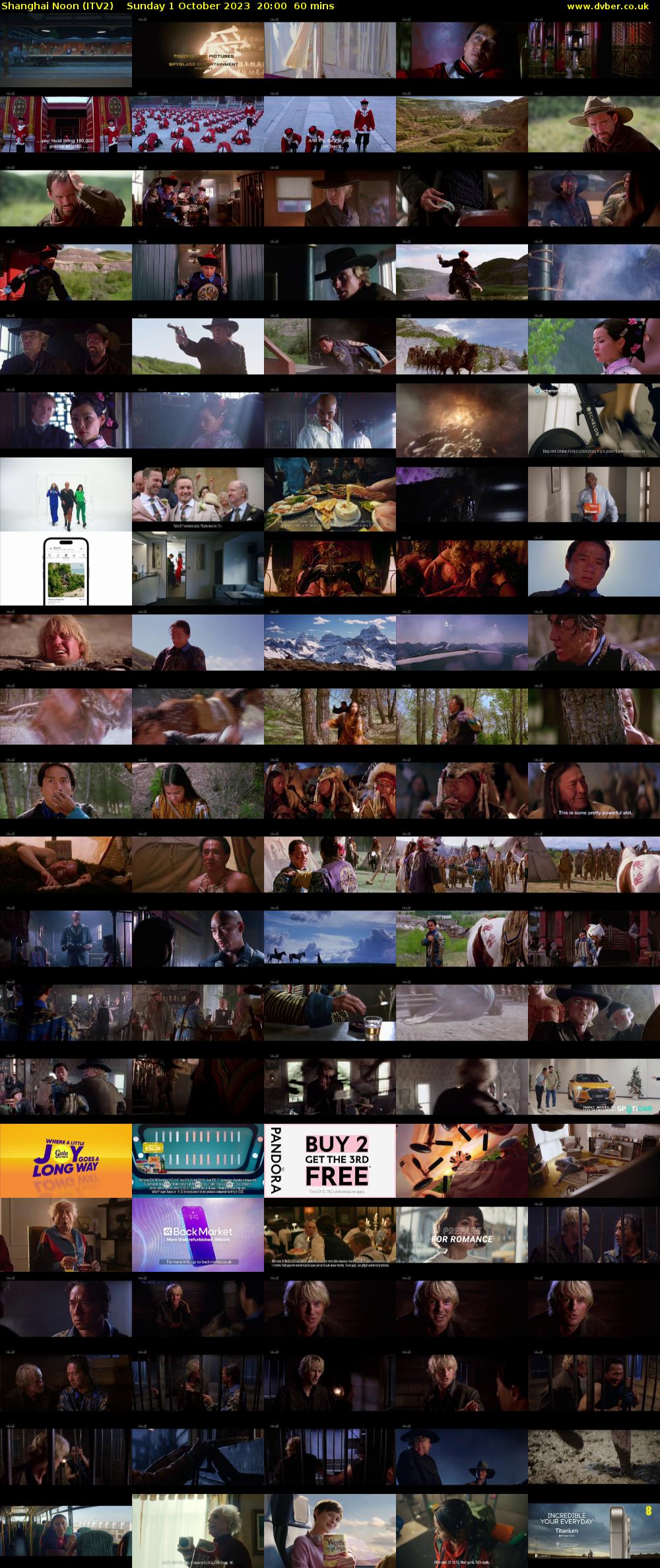 Shanghai Noon (ITV2) Sunday 1 October 2023 20:00 - 21:00