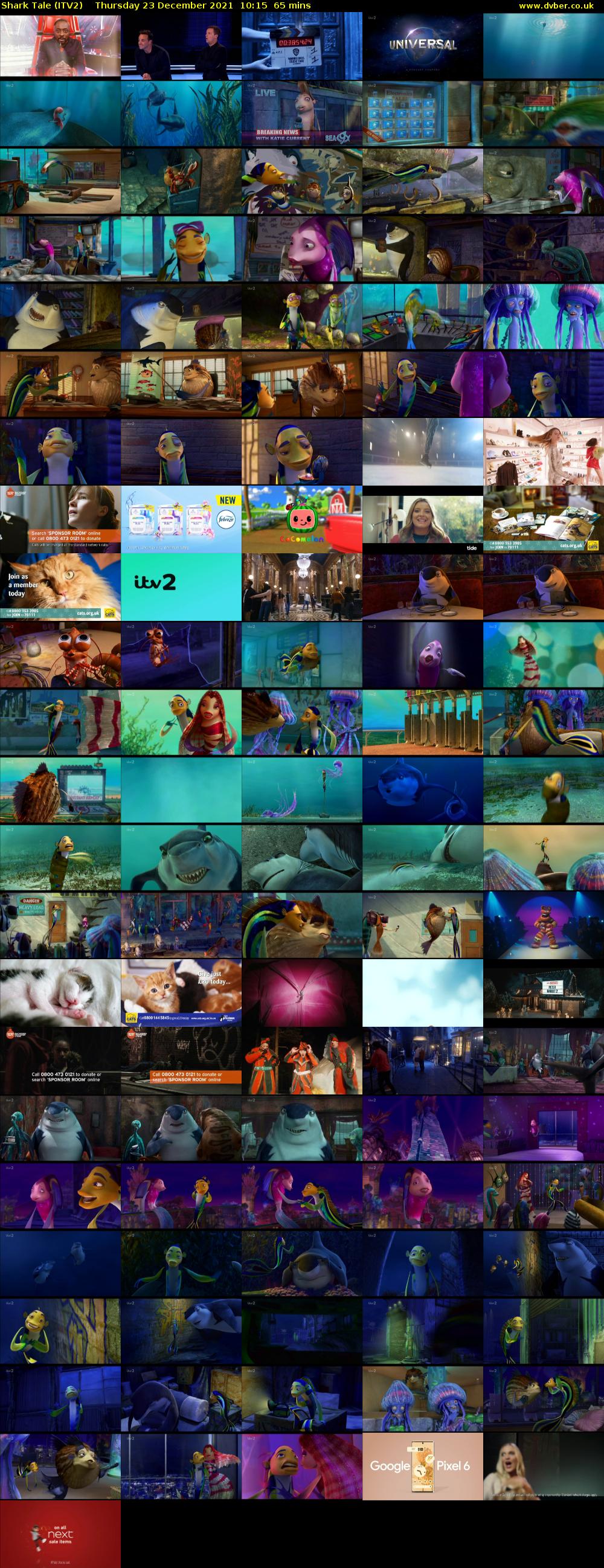 Shark Tale (ITV2) Thursday 23 December 2021 10:15 - 11:20