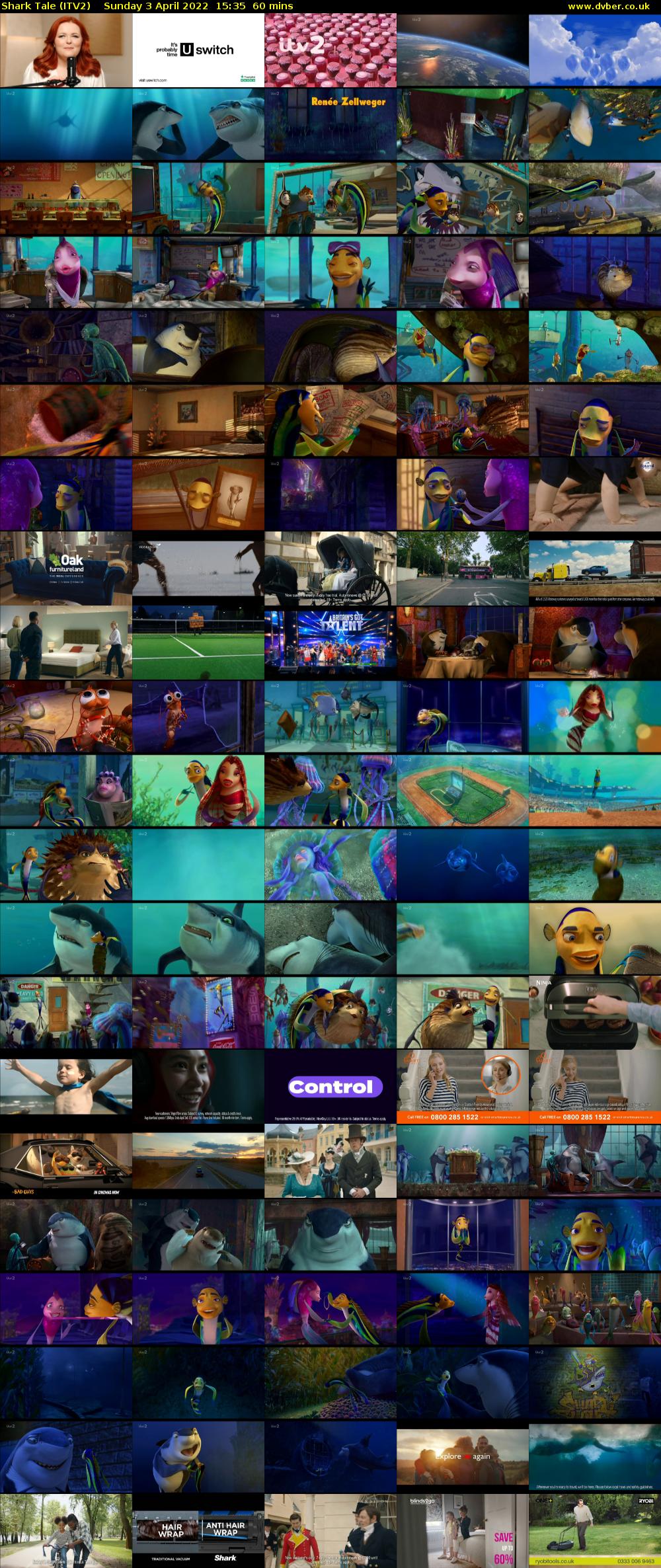 Shark Tale (ITV2) Sunday 3 April 2022 15:35 - 16:35