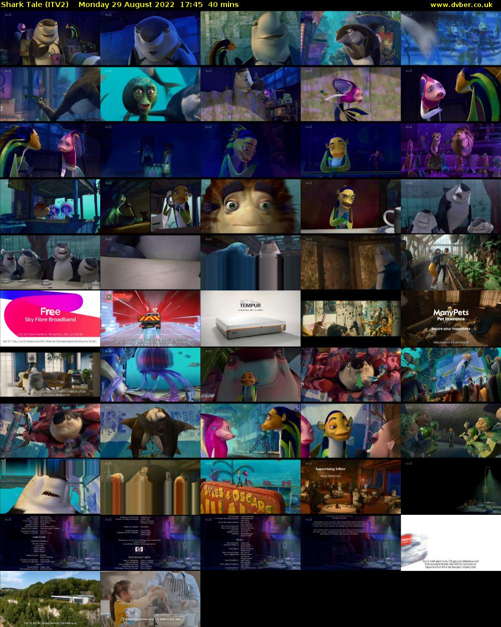 Shark Tale (ITV2) Monday 29 August 2022 17:45 - 18:25