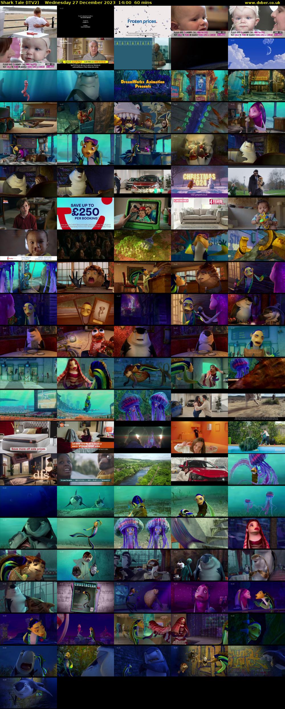 Shark Tale (ITV2) Wednesday 27 December 2023 14:00 - 15:00