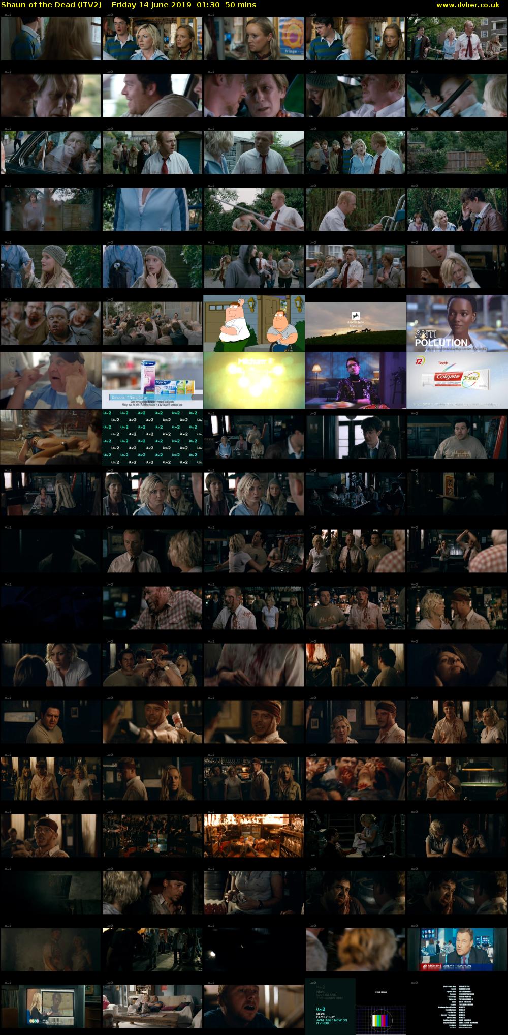 Shaun of the Dead (ITV2) Friday 14 June 2019 01:30 - 02:20