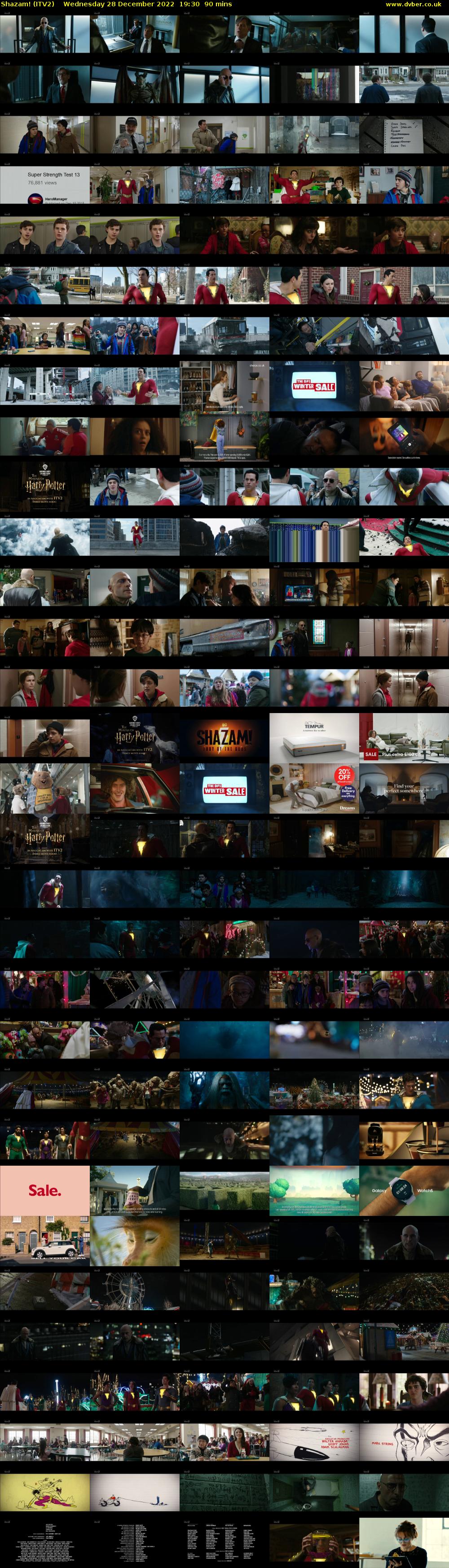 Shazam! (ITV2) Wednesday 28 December 2022 19:30 - 21:00