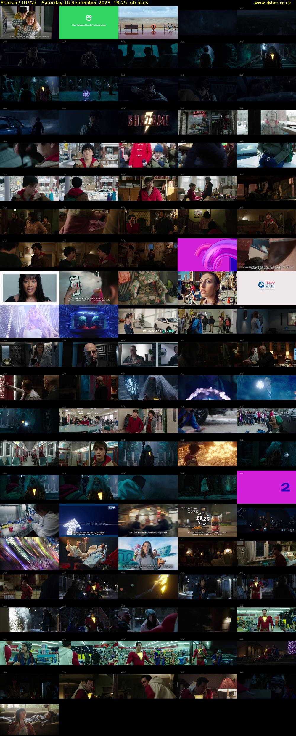 Shazam! (ITV2) Saturday 16 September 2023 18:25 - 19:25