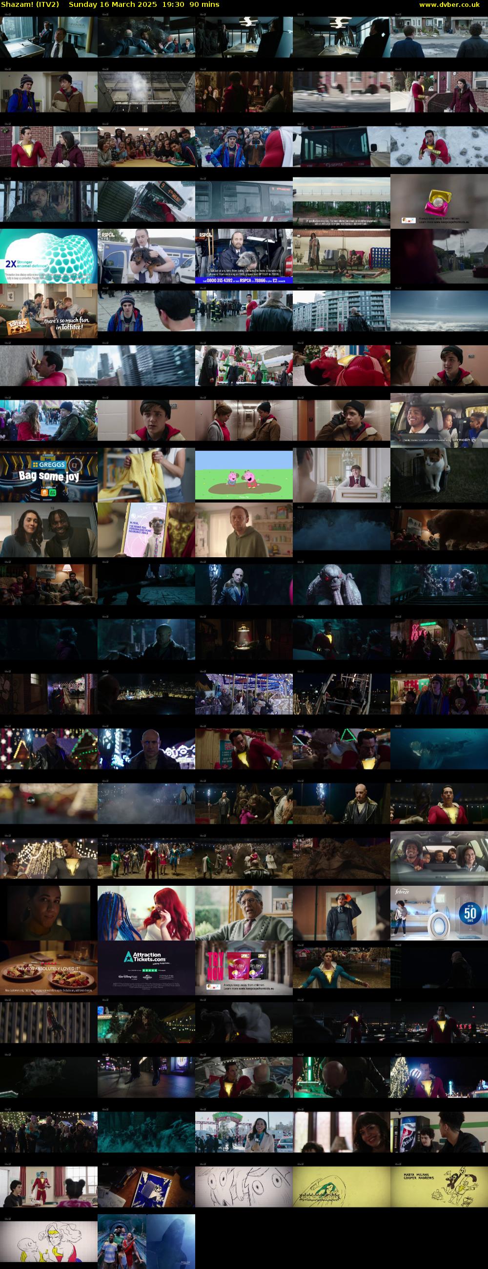Shazam! (ITV2) Sunday 16 March 2025 19:30 - 21:00