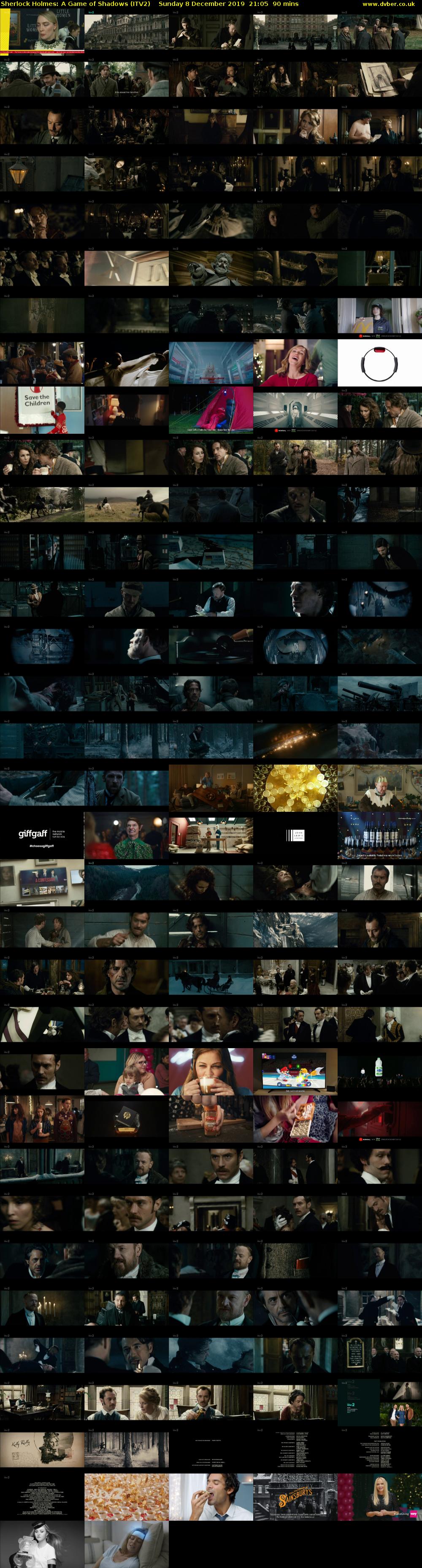Sherlock Holmes: A Game of Shadows (ITV2) Sunday 8 December 2019 21:05 - 22:35