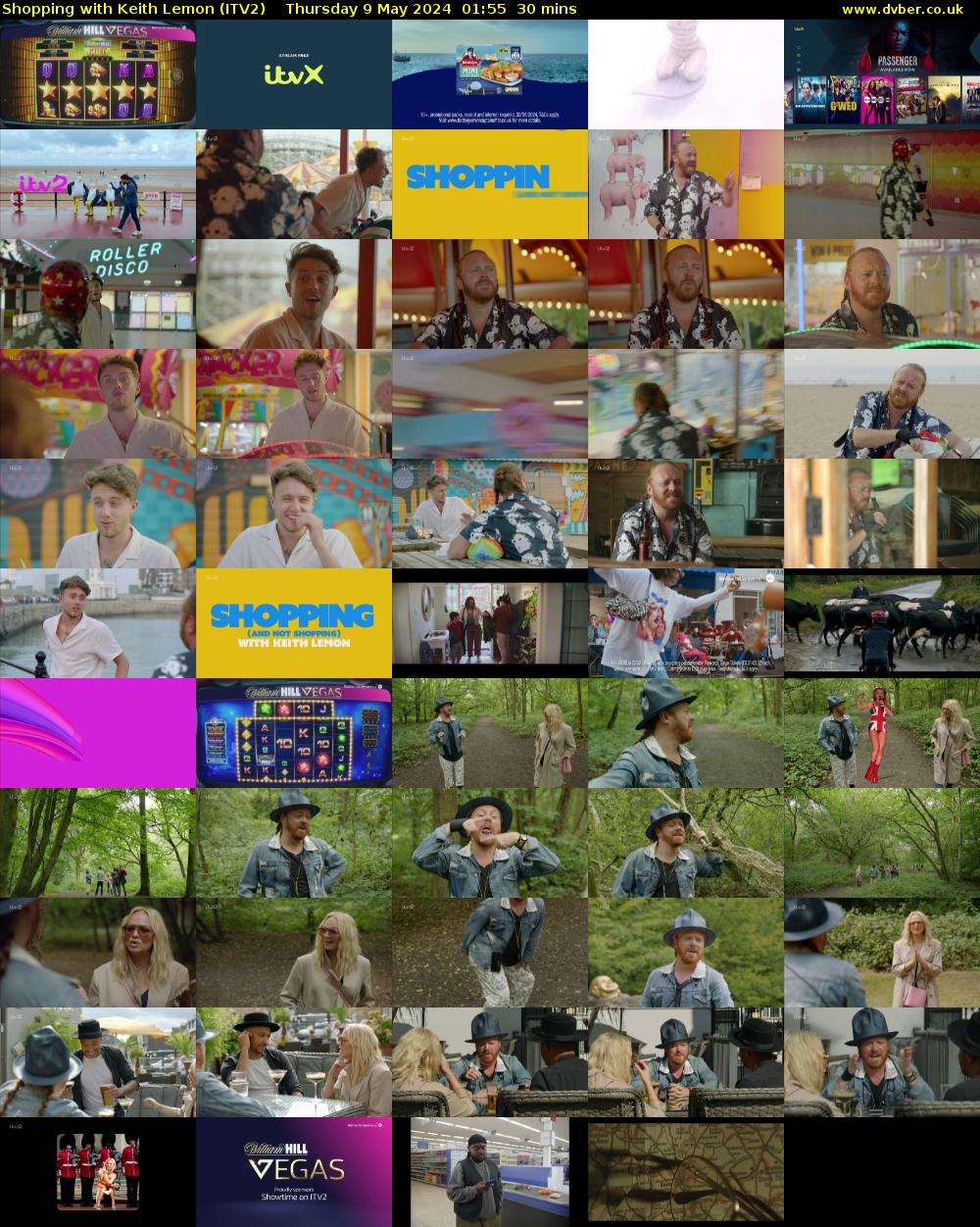 Shopping with Keith Lemon (ITV2) Thursday 9 May 2024 01:55 - 02:25