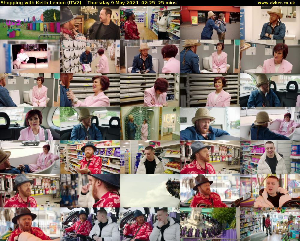 Shopping with Keith Lemon (ITV2) Thursday 9 May 2024 02:25 - 02:50