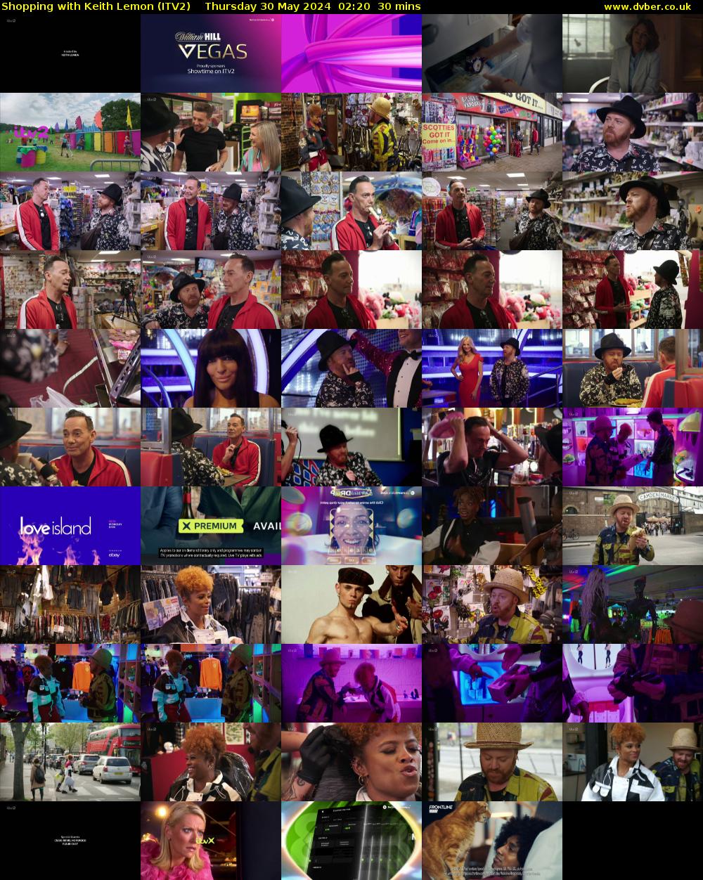 Shopping with Keith Lemon (ITV2) Thursday 30 May 2024 02:20 - 02:50