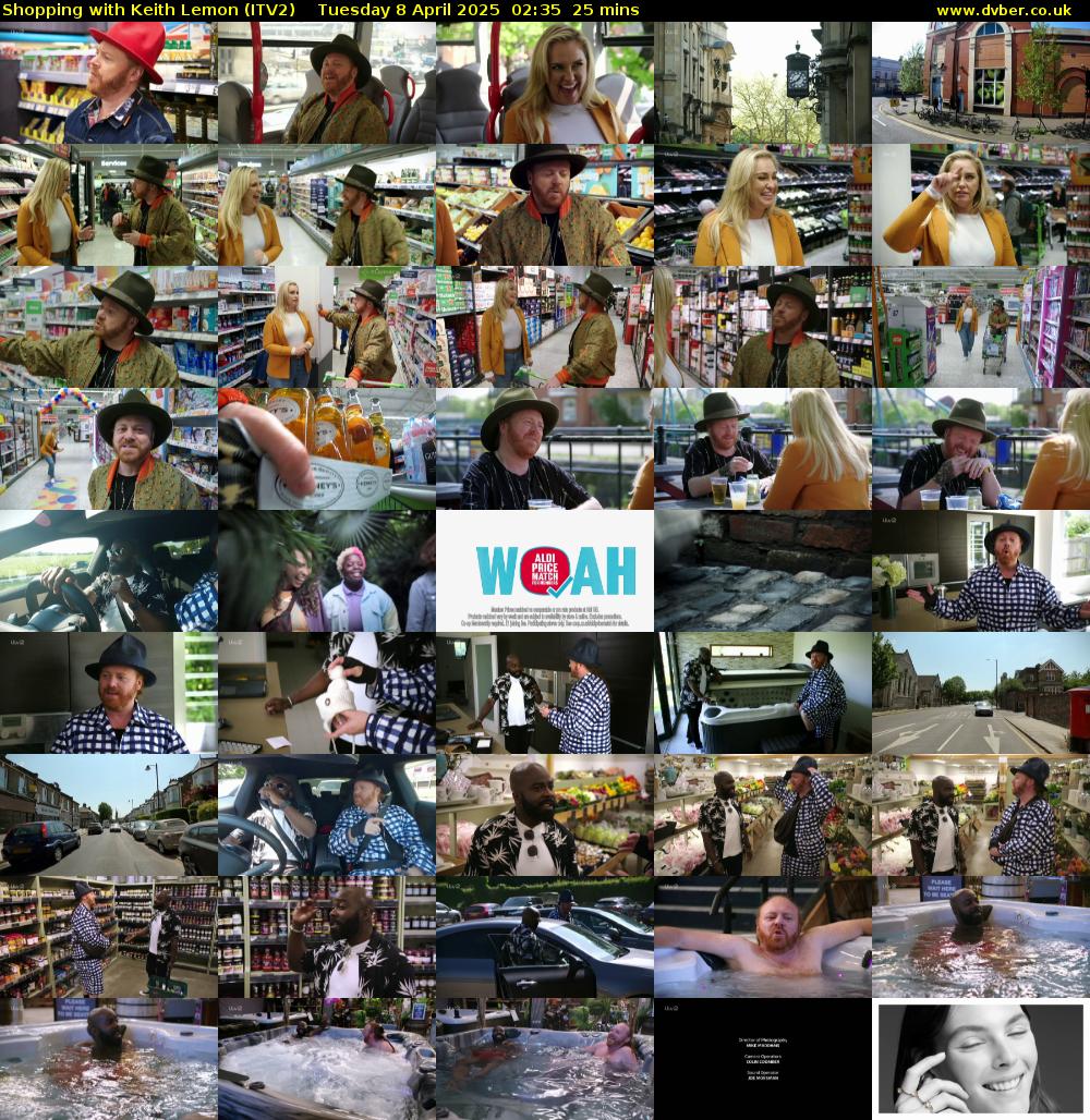 Shopping with Keith Lemon (ITV2) Tuesday 8 April 2025 02:35 - 03:00