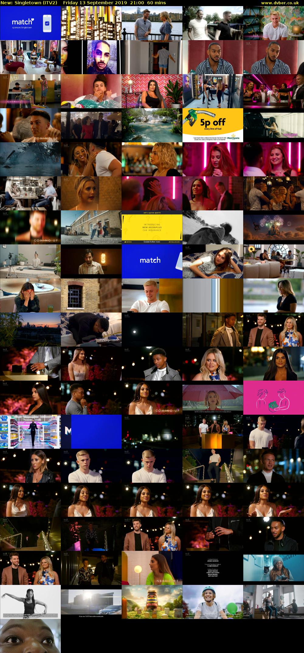 Singletown (ITV2) Friday 13 September 2019 21:00 - 22:00