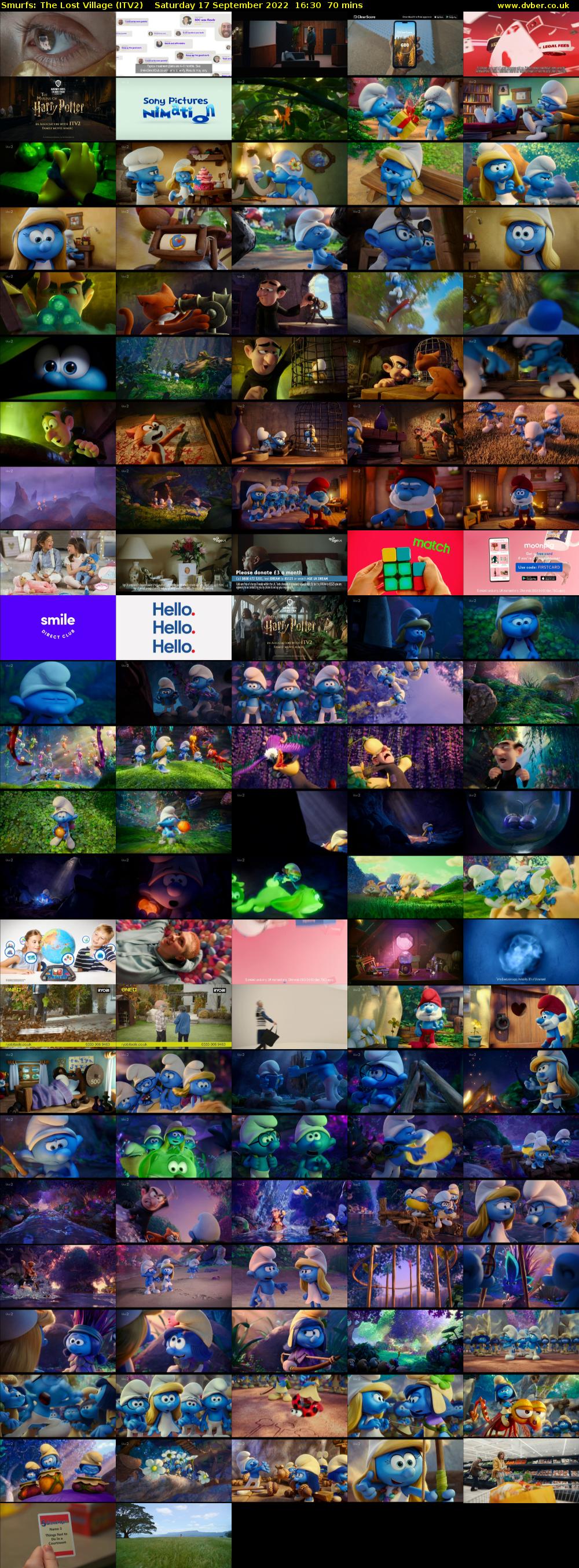 Smurfs: The Lost Village (ITV2) Saturday 17 September 2022 16:30 - 17:40