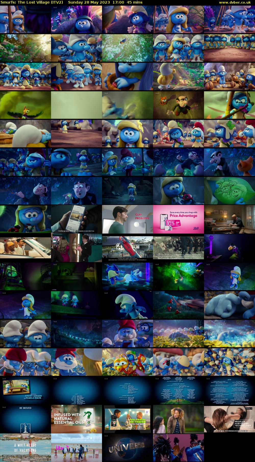 Smurfs: The Lost Village (ITV2) Sunday 28 May 2023 17:00 - 17:45