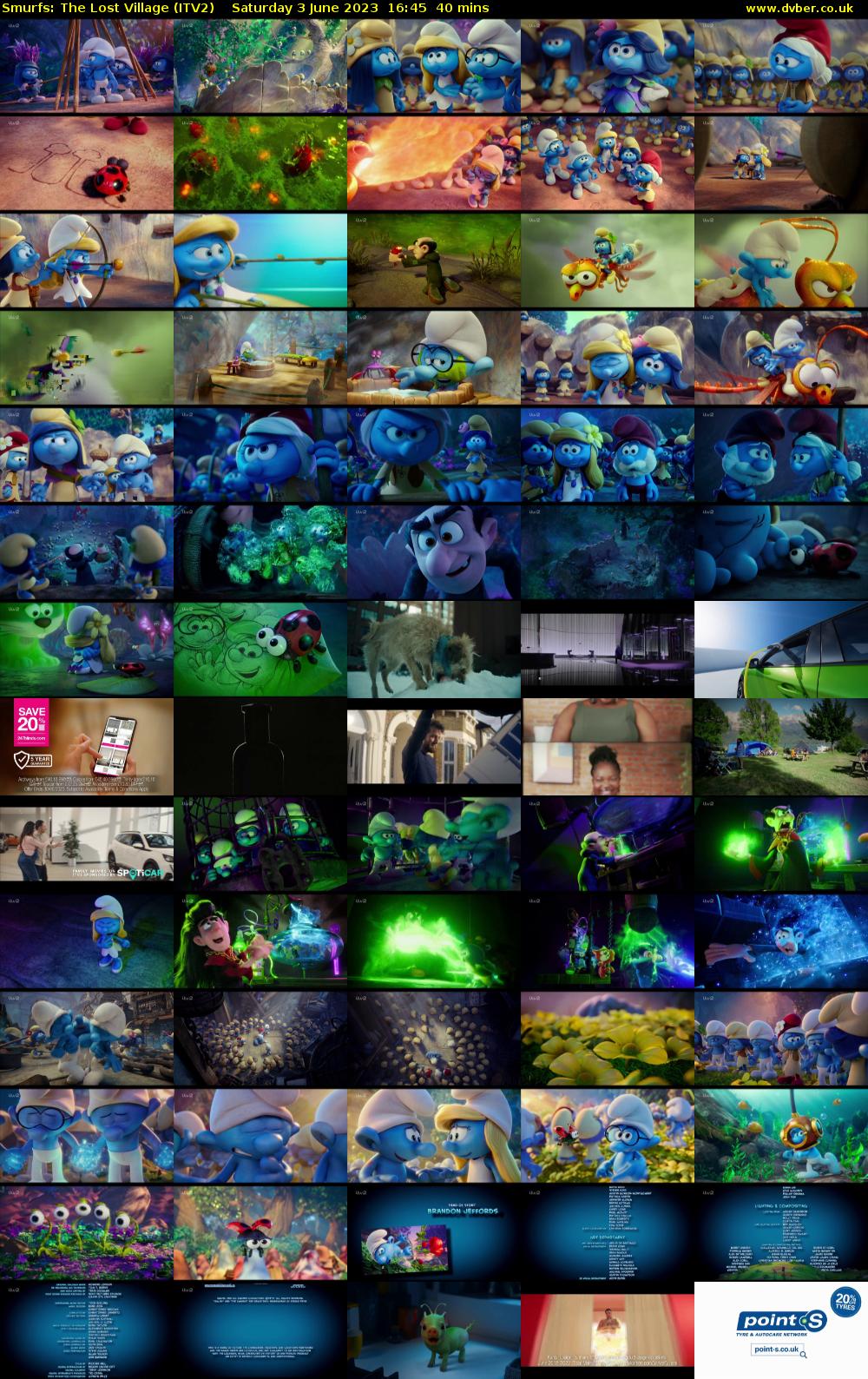 Smurfs: The Lost Village (ITV2) Saturday 3 June 2023 16:45 - 17:25
