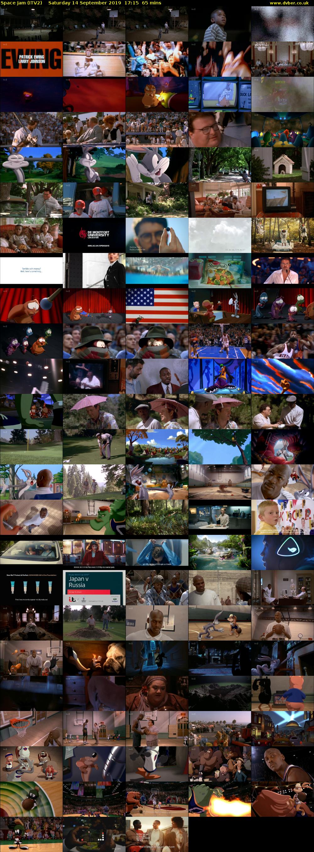 Space Jam (ITV2) Saturday 14 September 2019 17:15 - 18:20