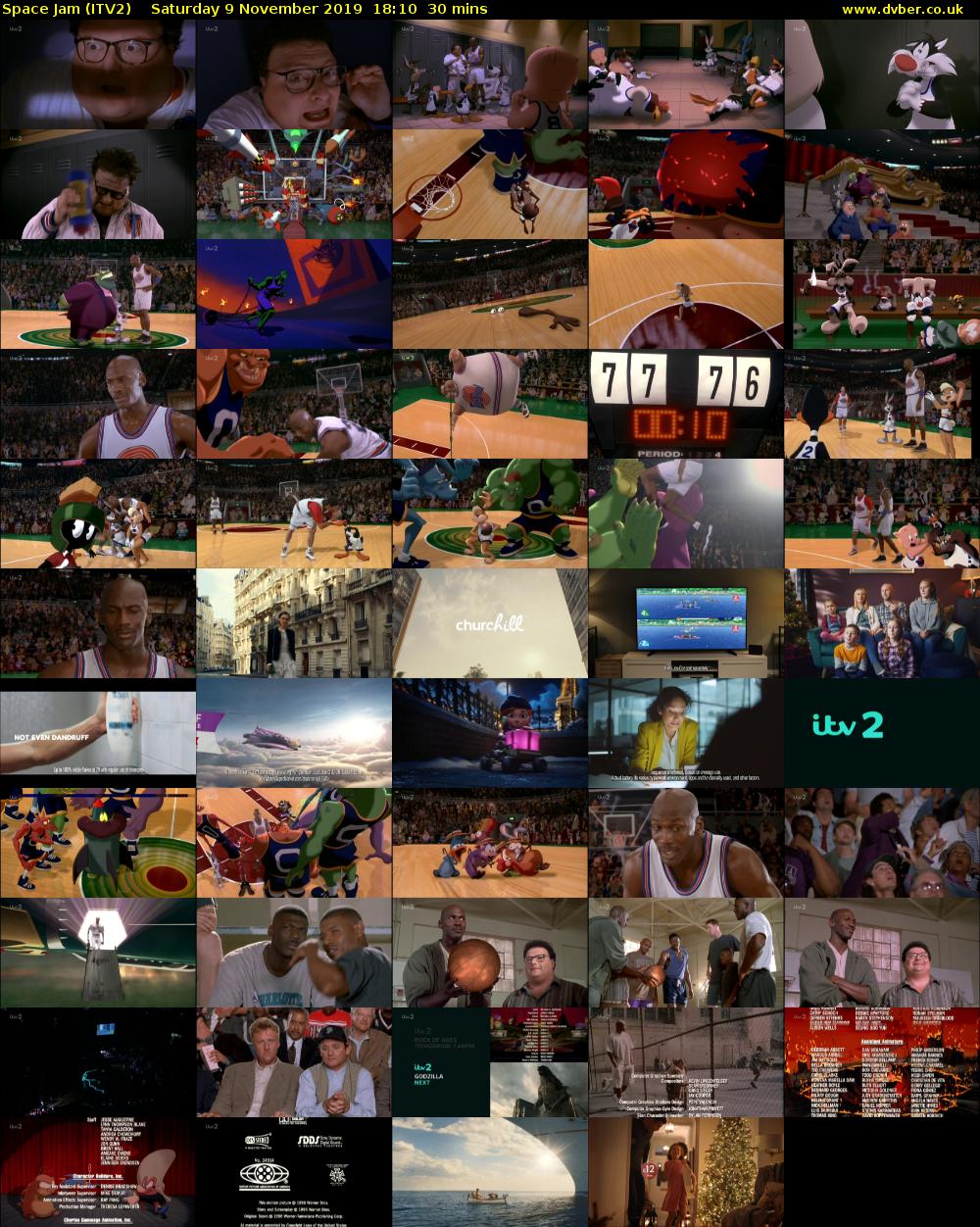 Space Jam (ITV2) Saturday 9 November 2019 18:10 - 18:40