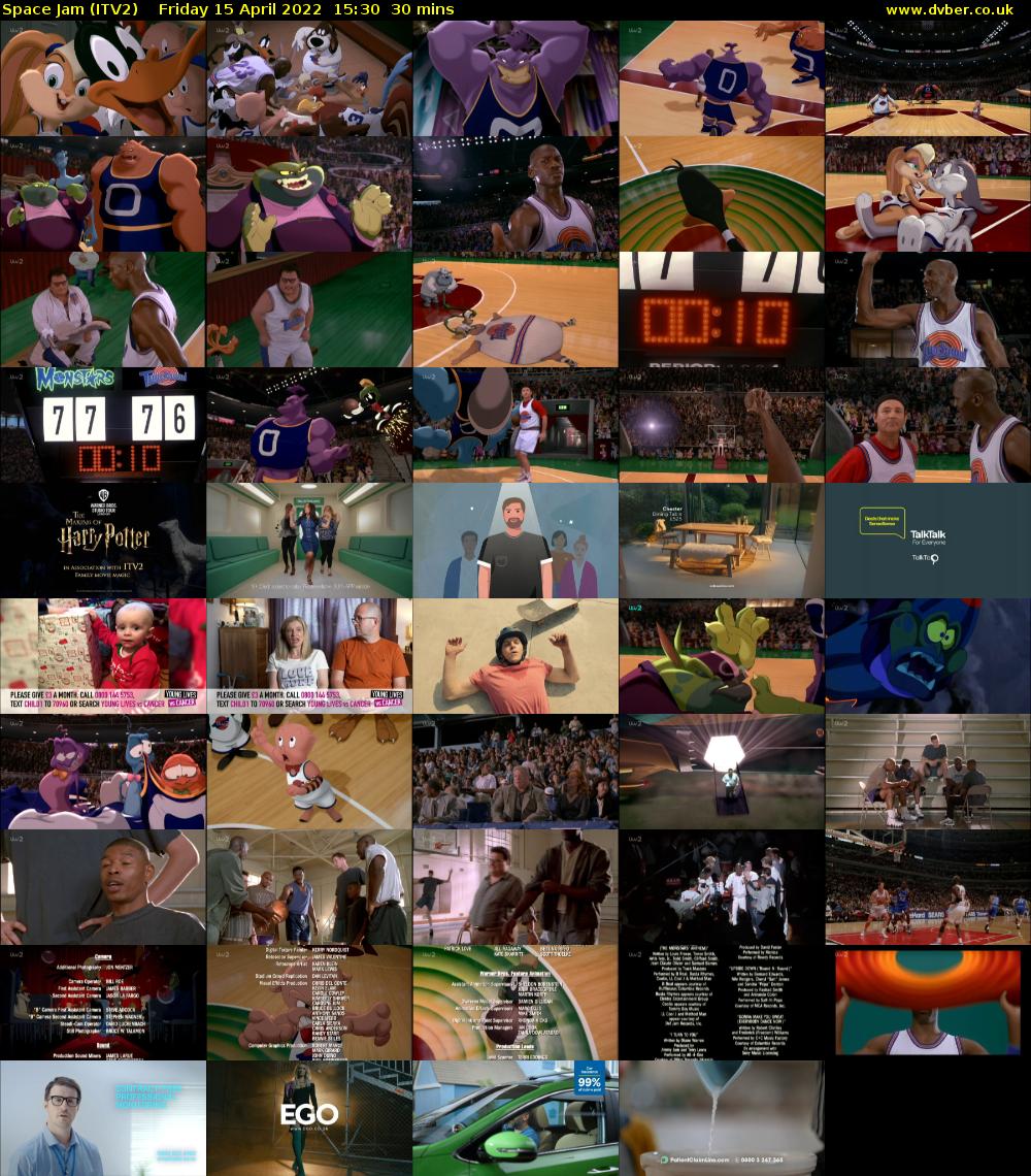 Space Jam (ITV2) Friday 15 April 2022 15:30 - 16:00