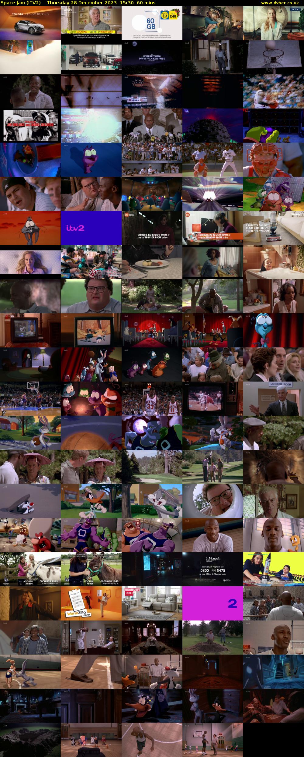Space Jam (ITV2) Thursday 28 December 2023 15:30 - 16:30