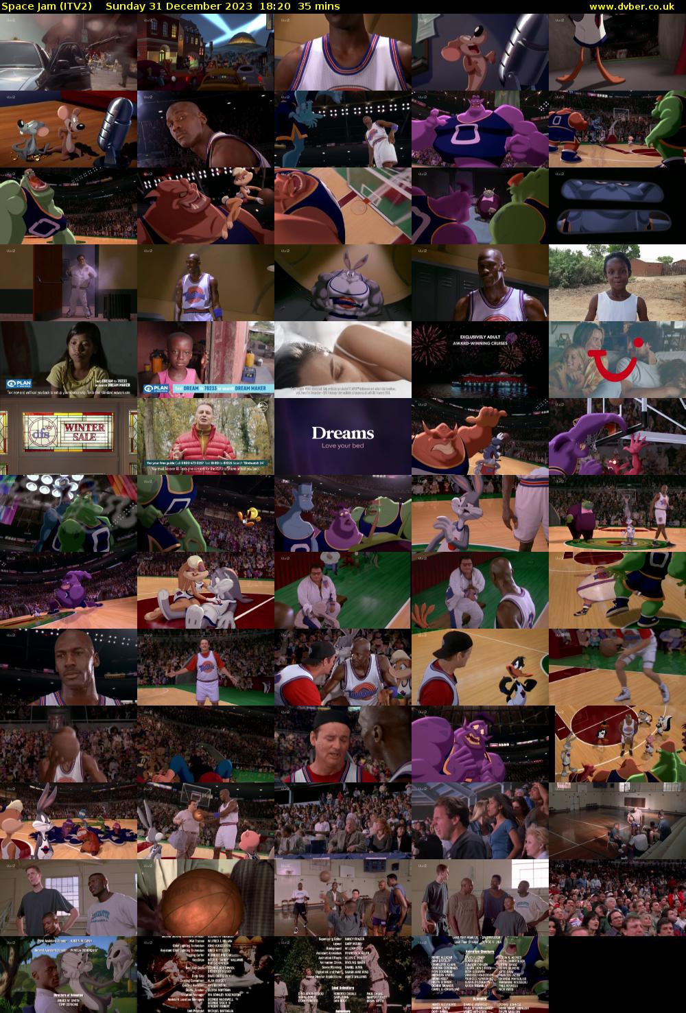 Space Jam (ITV2) Sunday 31 December 2023 18:20 - 18:55