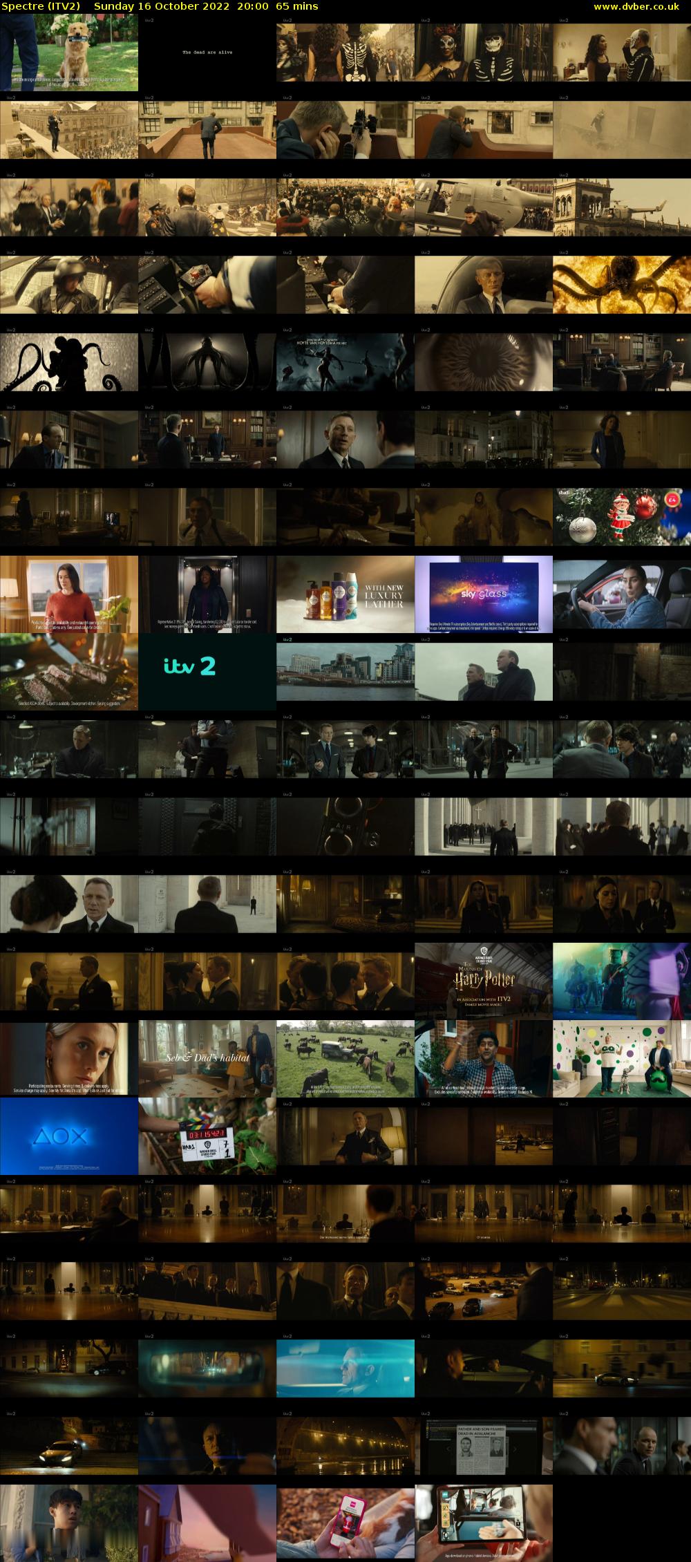 Spectre (ITV2) Sunday 16 October 2022 20:00 - 21:05