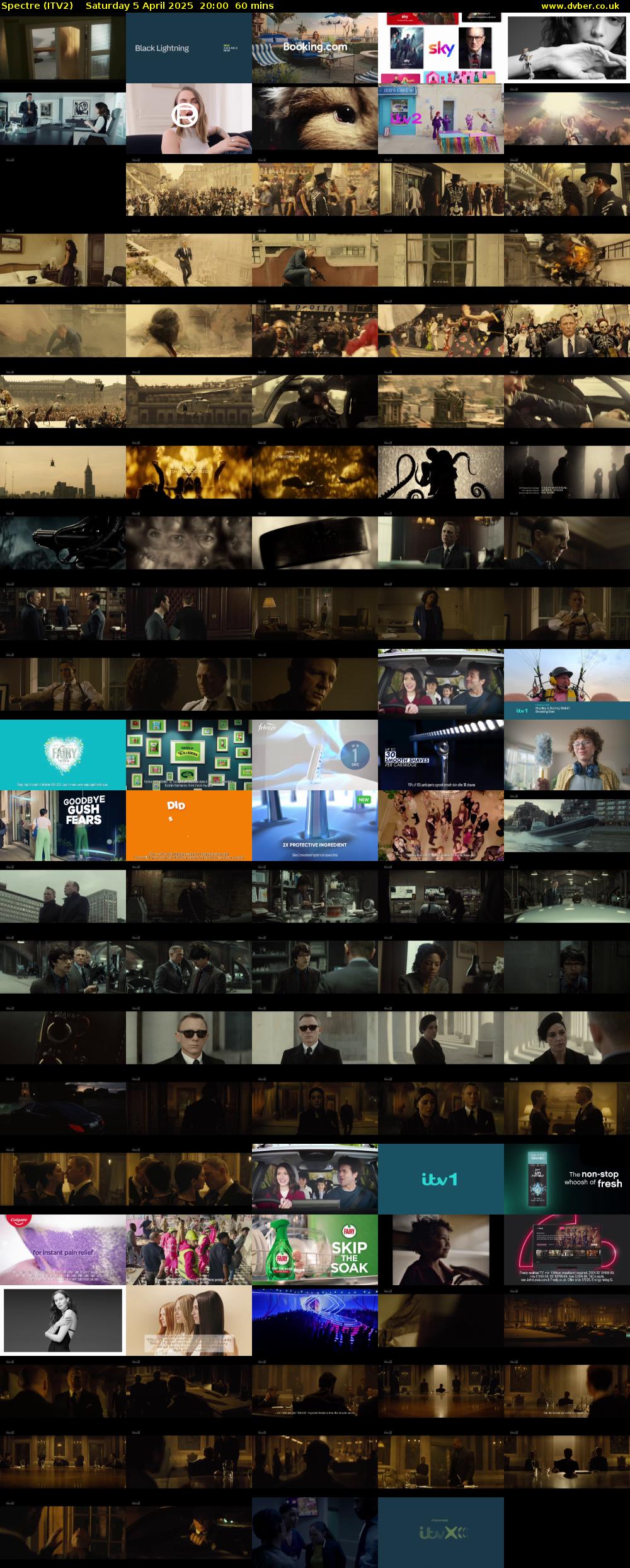Spectre (ITV2) Saturday 5 April 2025 20:00 - 21:00