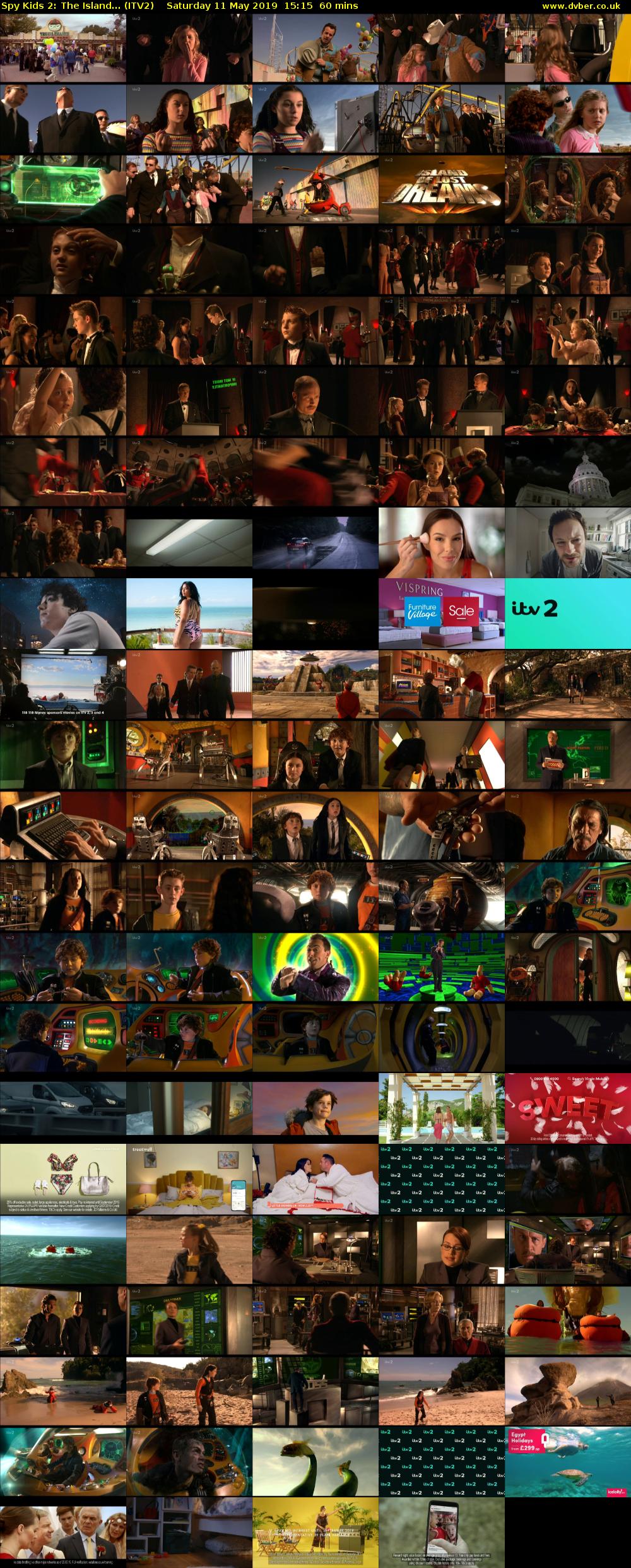 Spy Kids 2: The Island... (ITV2) Saturday 11 May 2019 15:15 - 16:15