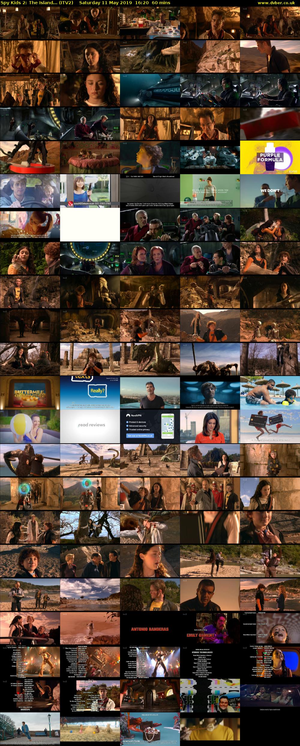 Spy Kids 2: The Island... (ITV2) Saturday 11 May 2019 16:20 - 17:20